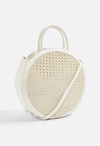 Round Rattan Crossbody Bag