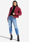 Corduroy Cropped Puffer