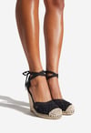 Connee Lace Up Espadrille Wedge
