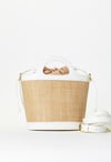 Raffia Bucket Bag With Handle