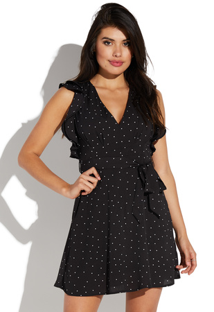 Polka Dot Dress in Black Multi - Get great deals at ShoeDazzle