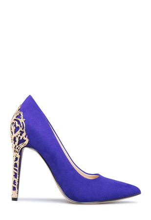 Rhea Pump in Royal Purple - Get great deals at ShoeDazzle