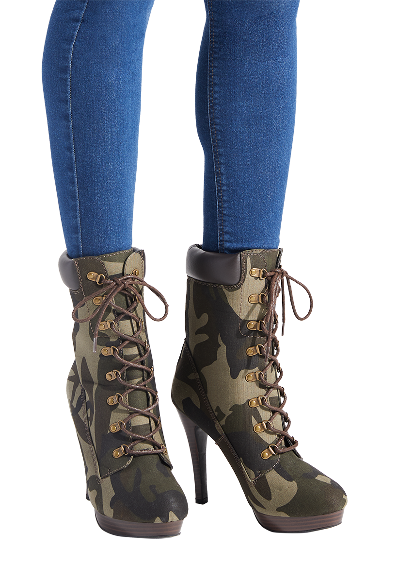 Daylene stiletto sales hiker bootie