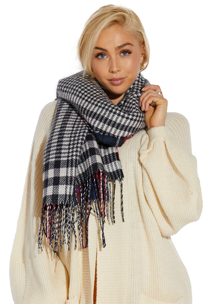 Double Sided Scarf in Multi - Get great deals at ShoeDazzle