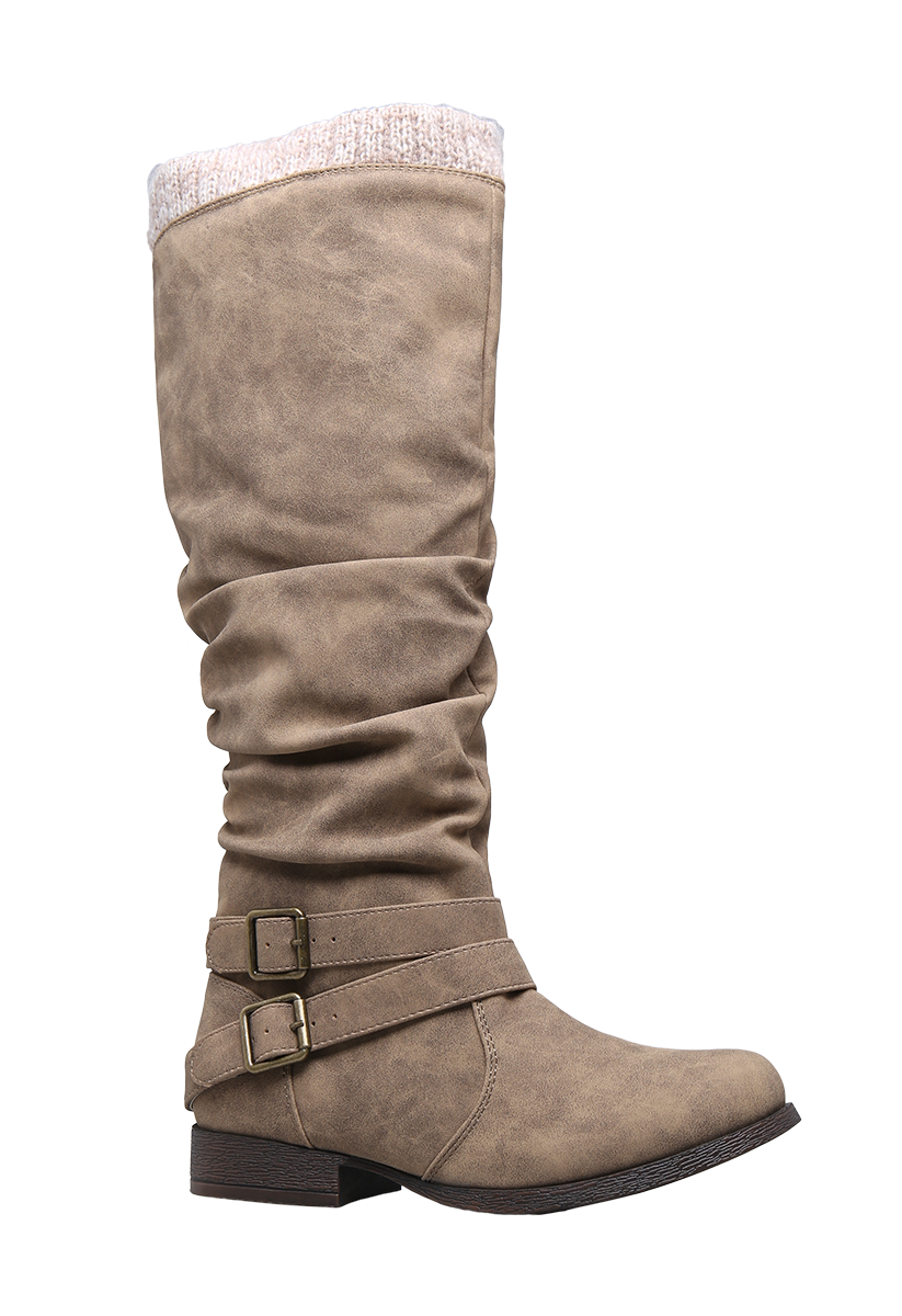 Pilar slouchy sales flat boot