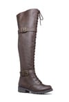 Piper Thigh-High Combat Boot