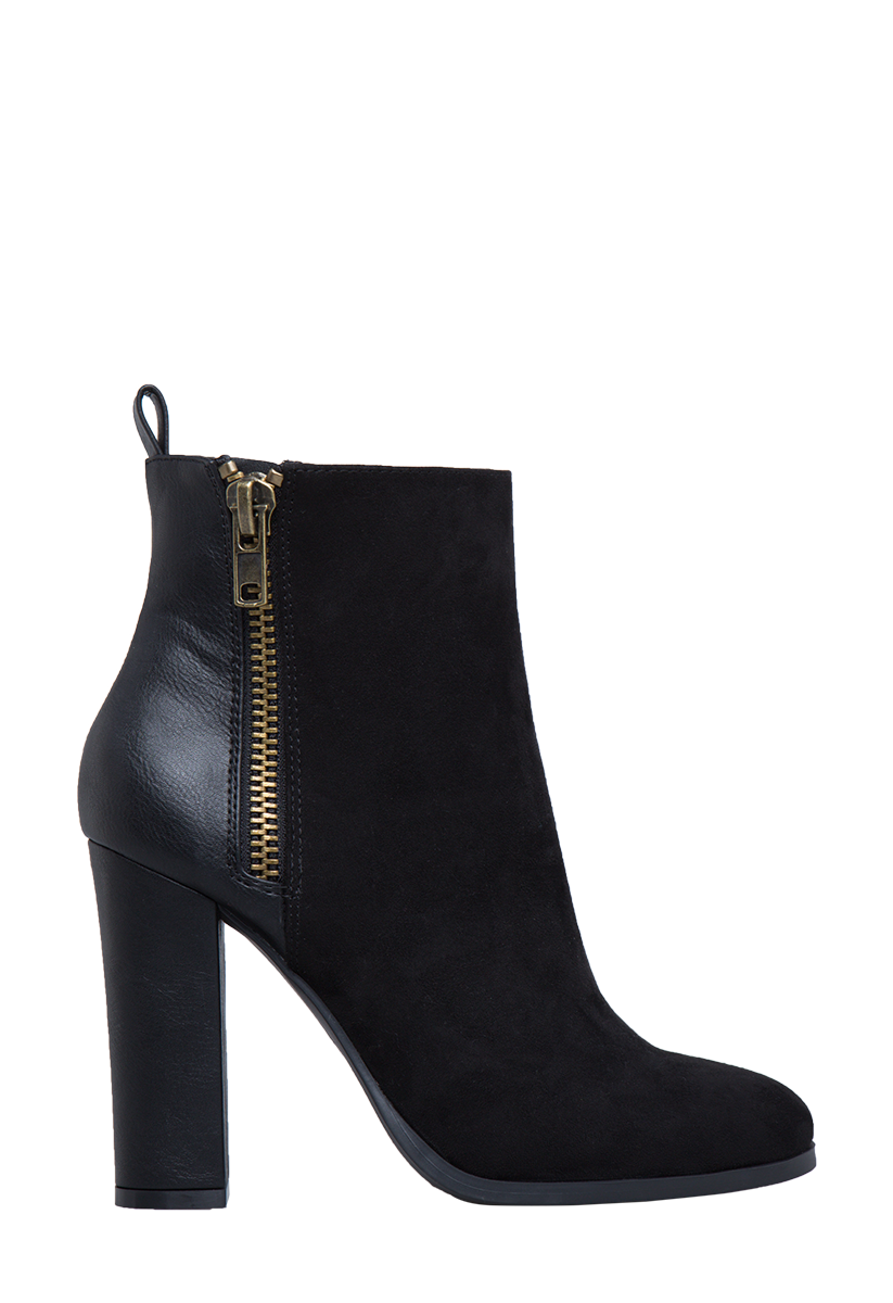 Dauphine Block Heel Bootie in Black - Get great deals at ShoeDazzle