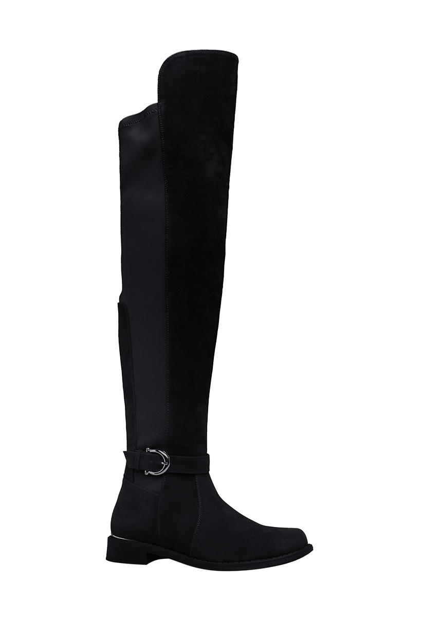 Rubena Flat Everyday Boot in Black - Get great deals at ShoeDazzle