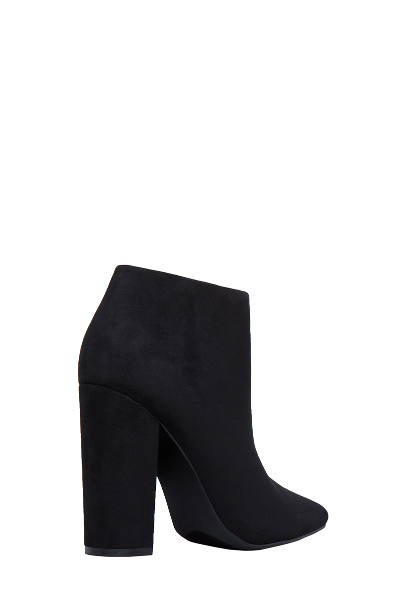 Brooke Block Heel Bootie in Black - Get great deals at ShoeDazzle