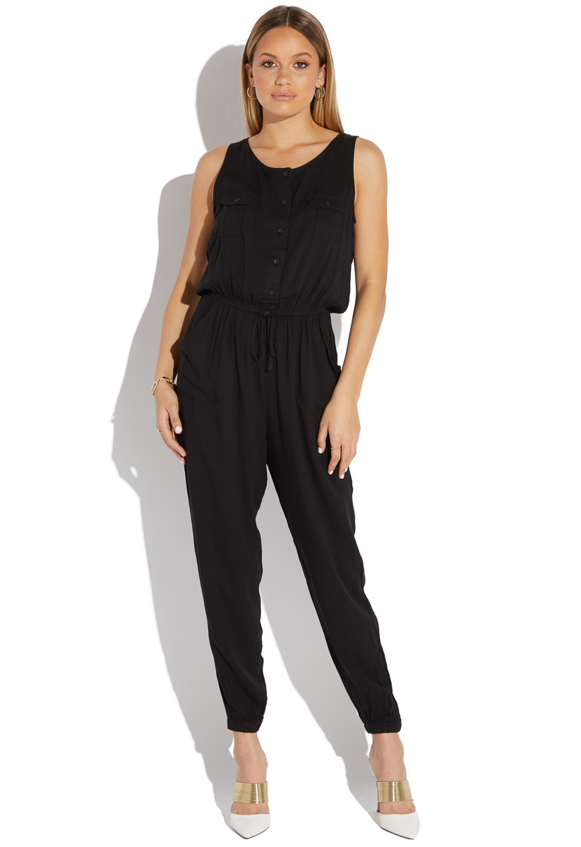 Utility jogger jumpsuit discount