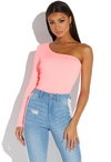 One Shoulder Long Sleeve Bodysuit