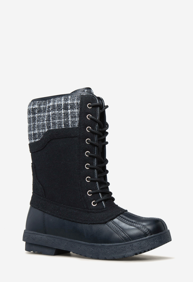 Anaelle flannel flat on sale boot