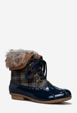 Shoedazzle duck sales boots