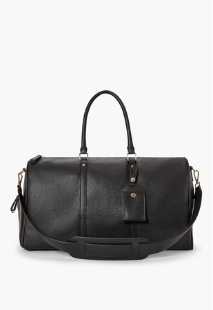 Multi Compartment Weekender Bag in Linen/black - Get great deals at  ShoeDazzle