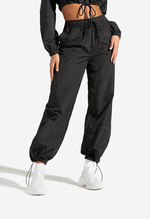 Nylon Track Pants in Black - Get great deals at ShoeDazzle