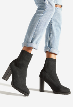 Lamonto block hotsell heeled booties