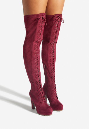 Shoedazzle knee hot sale high boots