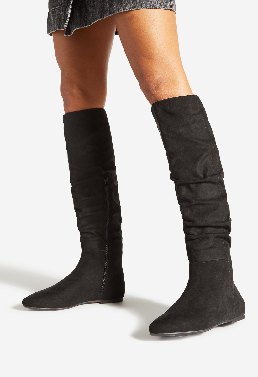 corie slouchy flat boot