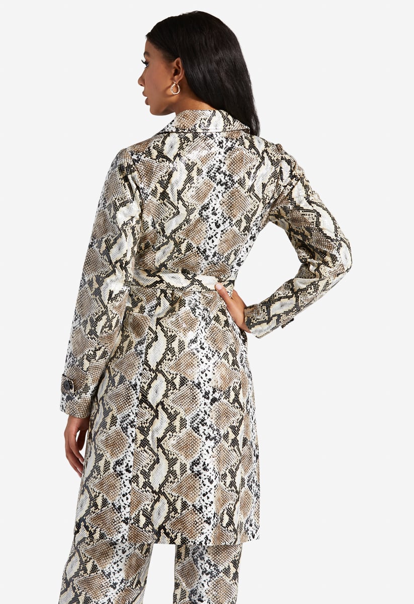 Snakeskin raincoat 2025