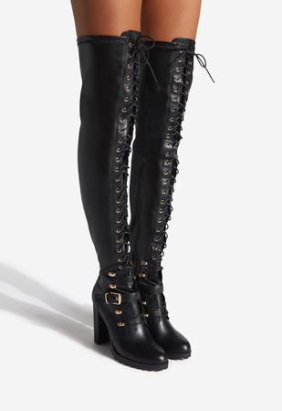 Shoedazzle shop black boots