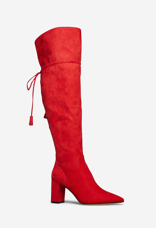 Julliana Over-The-Knee Boot in High Risk Red - Get great deals at ...