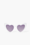 Heart Eyes Sunglasses With Pearl Holder