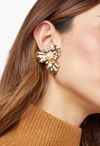 Flower Petal Stud Earrings