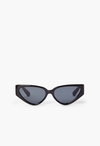 Curved Cateye Sunglasses