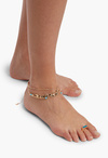 Anklet And Toe Ring Set