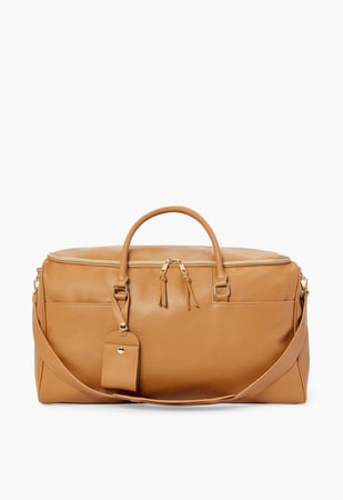 Garment Weekender Bag in Light Camel - Get great deals at ShoeDazzle