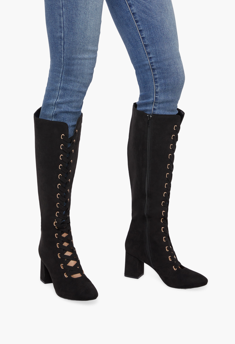 Foldover Waist Jogger in Black Caviar - Get great deals at ShoeDazzle