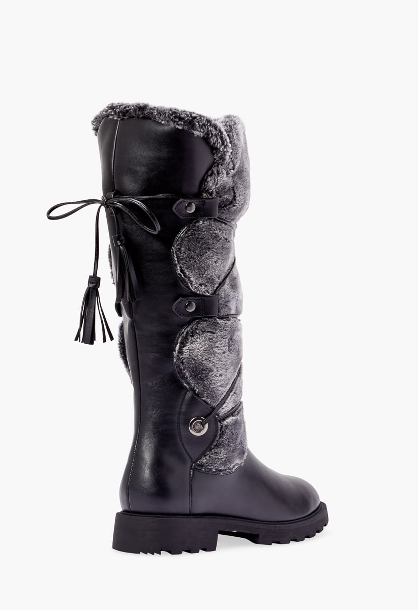 Russell and bromley sales highlander faux fur boots