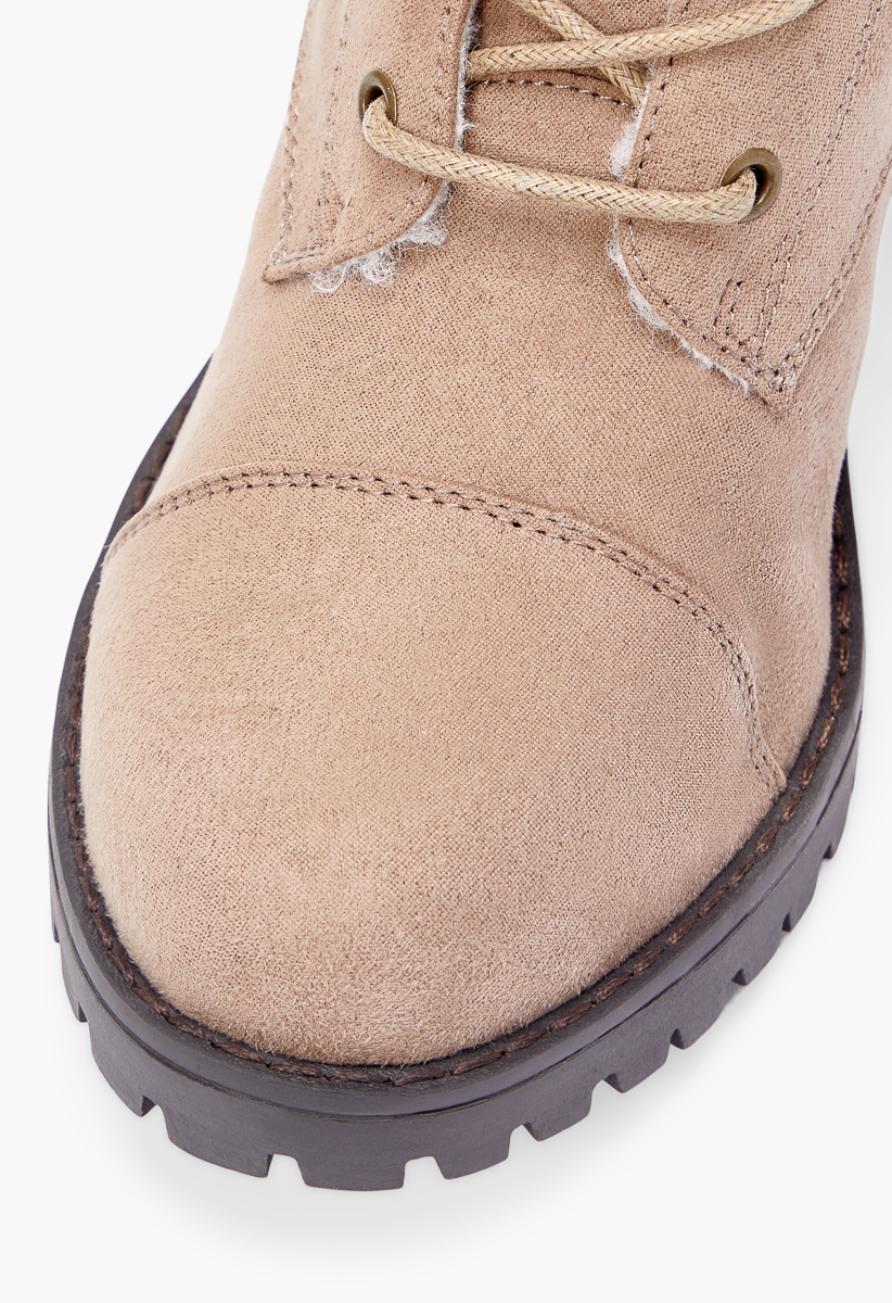 Sherpa lined clearance lace up boots