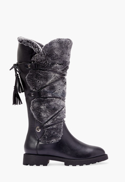 Russell and bromley highlander faux deals fur boots