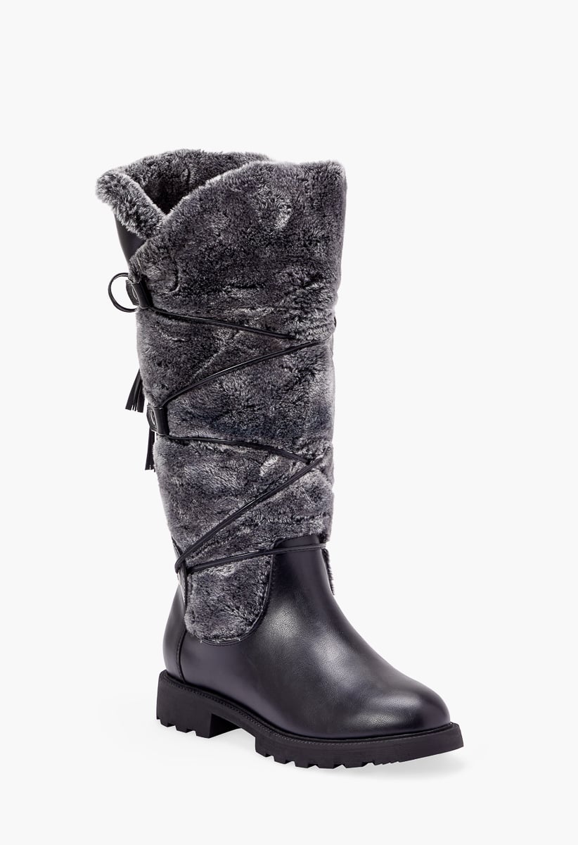 Shoedazzle on sale fuzzy boots