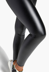 Tummy Tamer Faux Leather Ankle Legging