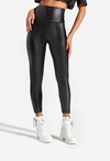 Tummy Tamer Faux Leather Ankle Legging