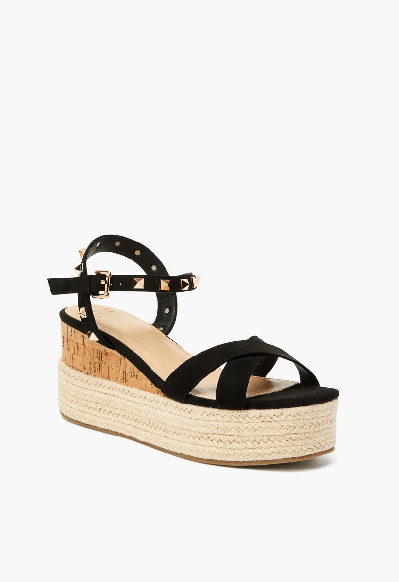 Alinda woven sale platform wedge sandals