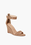 Bonnie Buckle Wedge Sandal