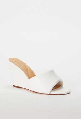 Zola Wedge Sandal in Bright White - Get great deals at ShoeDazzle