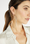 Elisa Diamond Cut Hoop Earring