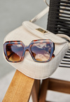 Oversized Geometric Acetate Sunglasses