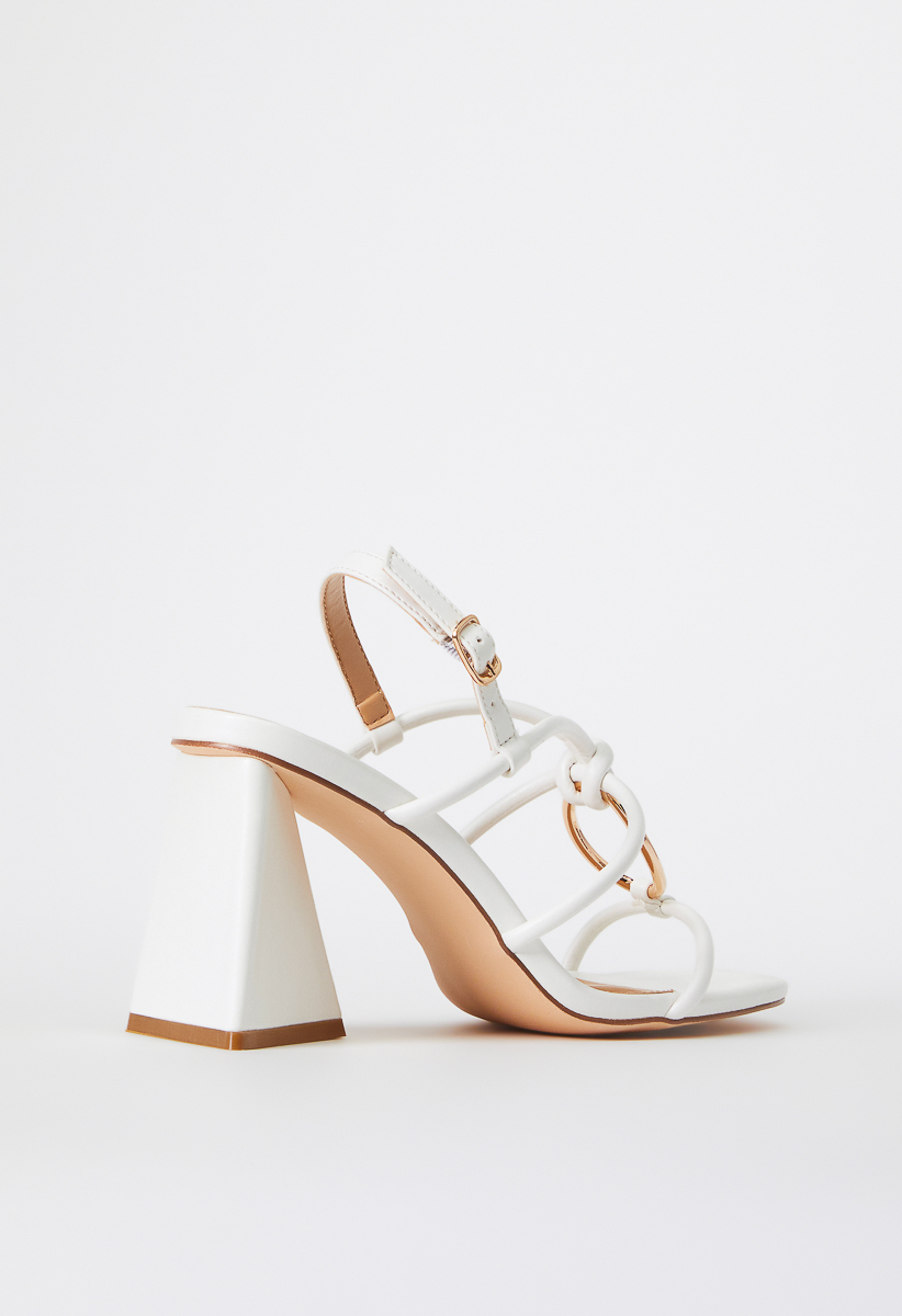 Aelia Gladiator Sandal in Bright White - Get great deals at ShoeDazzle