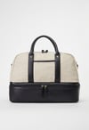 Paneled Weekender With Shoe Compartment