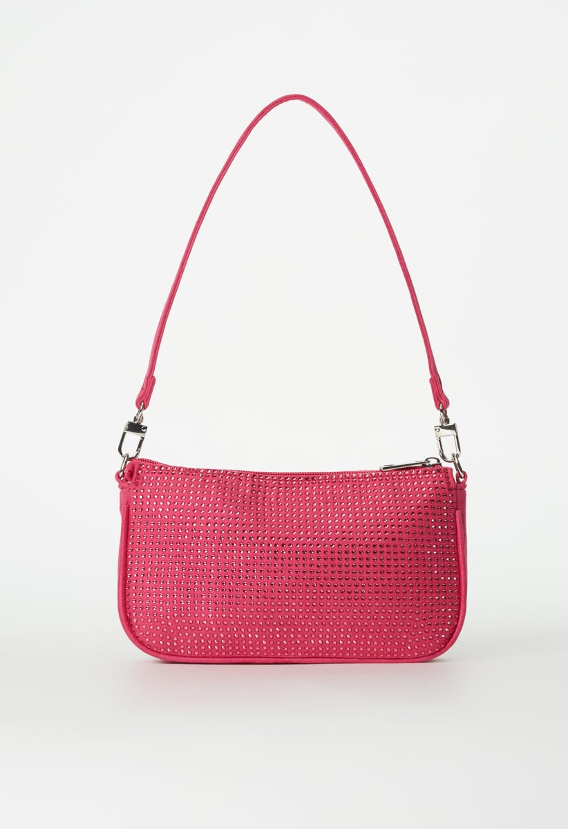 BY FAR Mini Rachel Hot Pink Bag