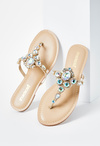 Delisa Embellished Thong Sandal