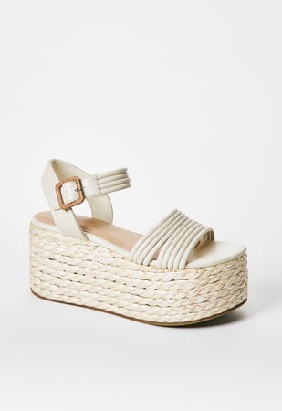 Birdie Platform Espadrille Sandal in Birch - Get great deals at ShoeDazzle