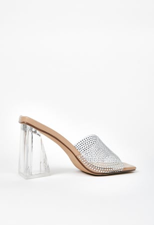 The Glass Slipper - Transparent | Shoes heels classy, Homecoming shoes,  Heels