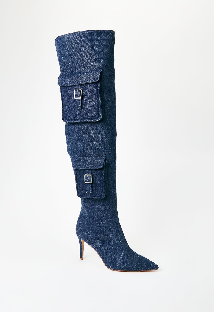 Shoedazzle 2025 denim boots