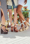 Sienna Block Heeled Platform Sandal